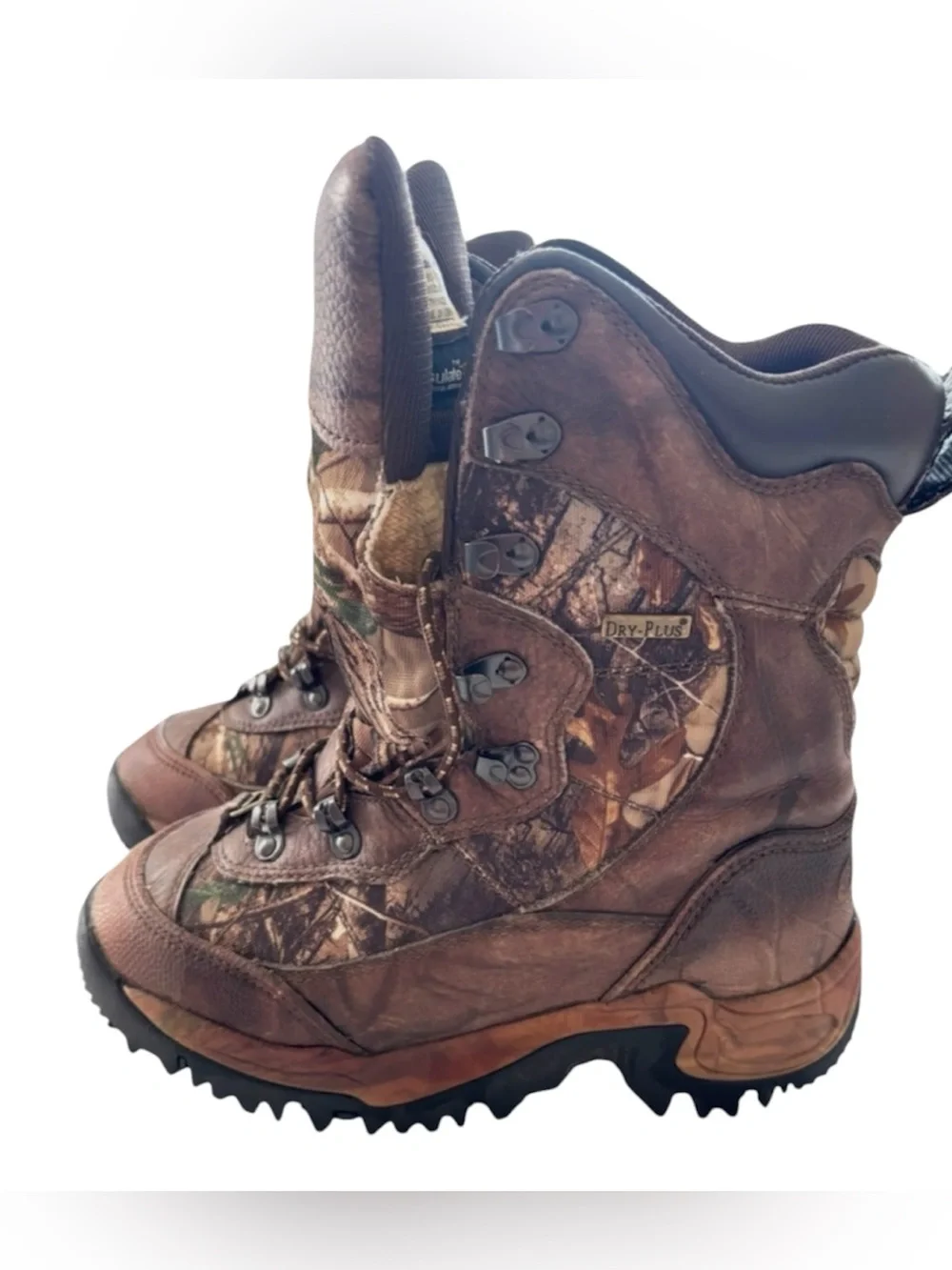 NWOT Cabela's Camo Brown Inferno Insulated Waterproof Hunting Boots SZ 9 D